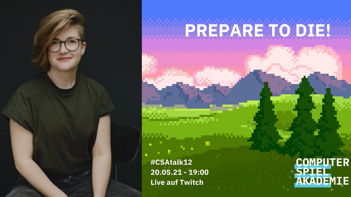 ComputerSAk's tweet image. #CSAtalk 12 - auch mit dabei!

( ￣▽￣)/  Carmen Schwarz 
Regisseurin mit Schwerpunkt auf der Erforschung von Game Theater diskutiert mit uns im #CSAtalk12

Bild: Heide Prange

Alle Infos zum Talk gibts hier:
games.jff.de/csatalk12/