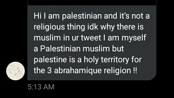 I would like to add this message, please read, that was sent to me. In my original tweet, I was referencing the burning of the Qur'an. However, I have been informed that is not the case and that it is incorrect. I apologize for putting that in the original tweet.