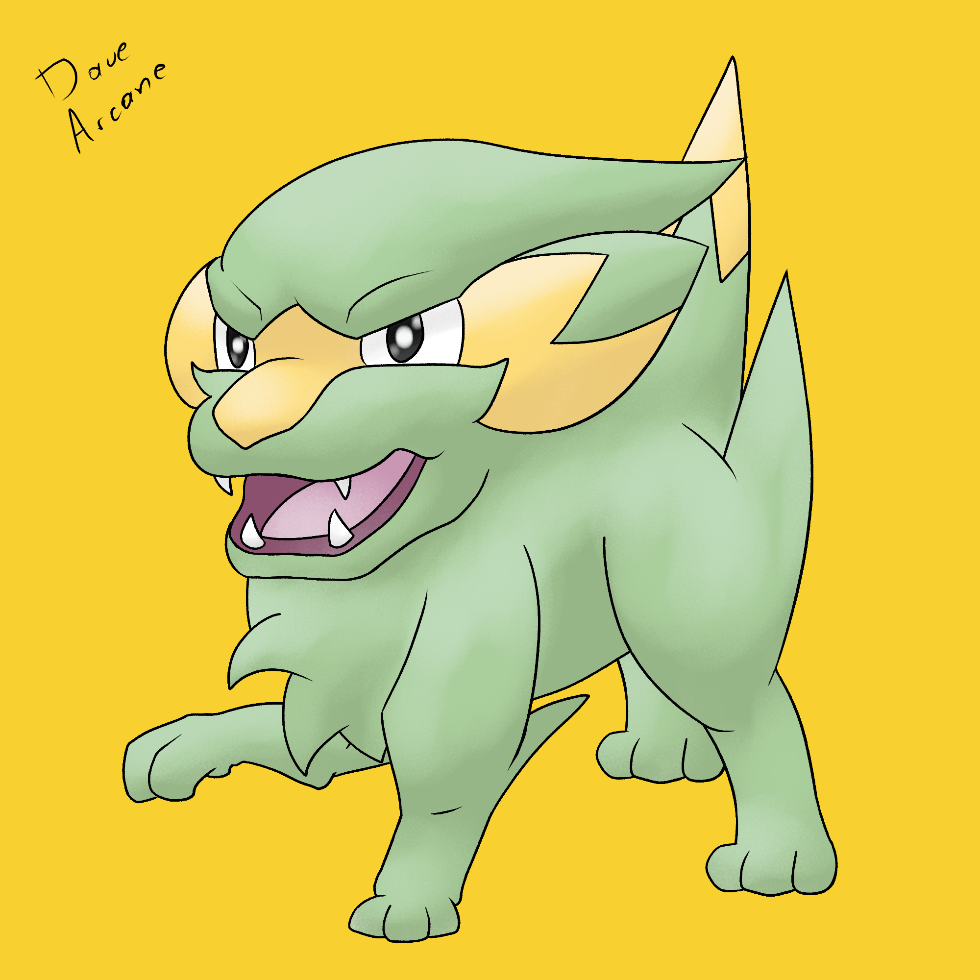 Twitter 上的 Dave Drawing 1 Pokemon Each Day Day 309 Of Drawing One Pokemon Per Day First Time I Encountered One I Thought It Was An Electric Crocodile Follow Me To See The