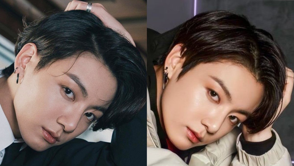 kkyujimi's tweet photo. jungkook’s signature head tilt https://t.co/M0XpFv9MxO
