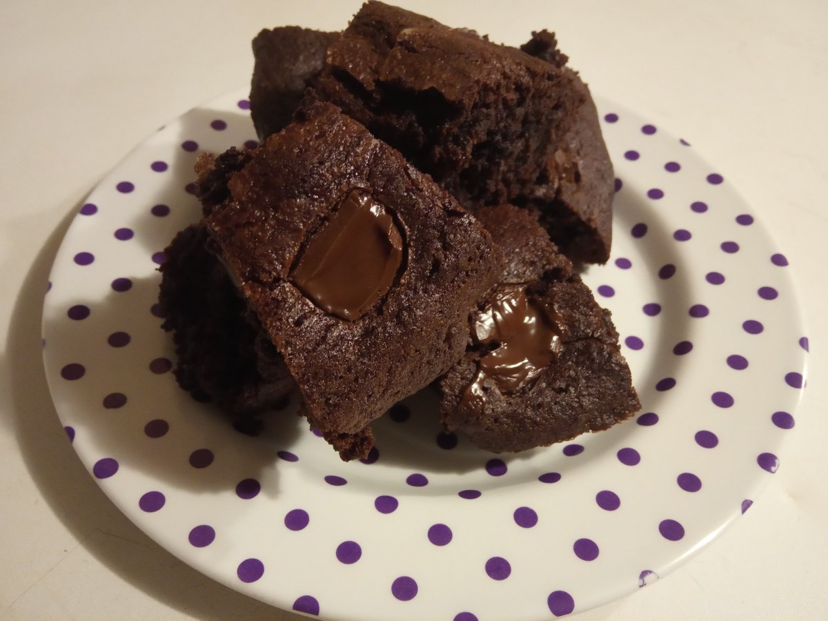 I wanted to personally thank everyone who retweeted and liked my posts this week and who listened in to me on @CupAlan lovely podcast but Twitter says I went over my character limit so I made chocolate brownies for everyone instead THANK YOU