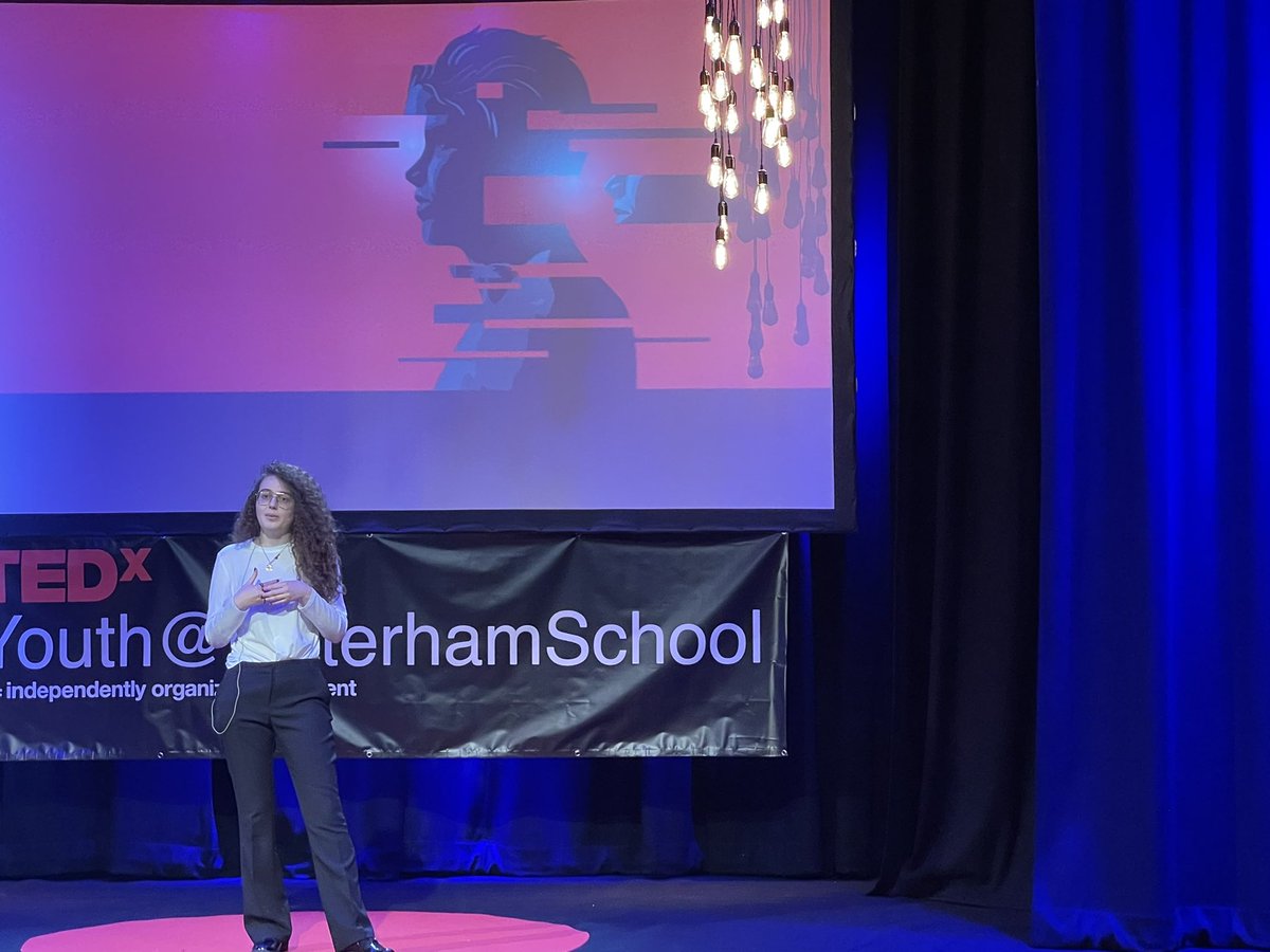ajwebster101's tweet photo. Delighted to have Stella from the LAE, one of our partner schools, talking about the challenging but important issue of consent and intersex people. TEDxYouth @Caterham_School #tedx #caterhamconnected https://t.co/iyHPQnhFEq