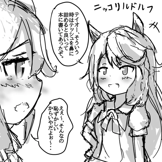 おまけ #トウカイテイオー #シンボリルドルフ #ウマ娘 