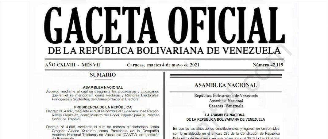 HumberCantv's tweet photo. Jesús Aldana, quien desde enero de 2020 se desempeñó como Vicepresidente Ejecutivo de Cantv, asume ahora como presidente encargado de la empresa, según Gaceta Oficial Número 42.119.

Lee aquí, su trayectoria🧵⬇️ https://t.co/62dAsgicye
