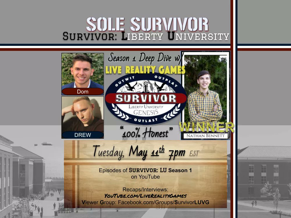 LiveRealityGame's tweet photo. You Don't Know Jack - Special Podcast about Jack, from his #LRG career to his #TheCircle Debut on #Netflix (5pm) @LUSurvivor Finale Podcast with the winner of Season 1 (7pm) and @theamazinghunt Cast Assessment for #BattleRoyale (7pm). @SurvivorUMich with a cast of favorites (8pm) https://t.co/PrJAyO5yF3