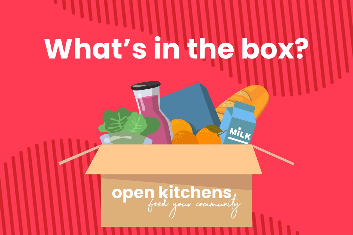 OpenKitchensUK's tweet image. What's in an Open Kitchens food box? 📦

Using our contacts at @FareShareUK and @FerryFast_Prod, we ensure each box is full of nutritious and varied food items which otherwise would have been destined for landfill 🍎