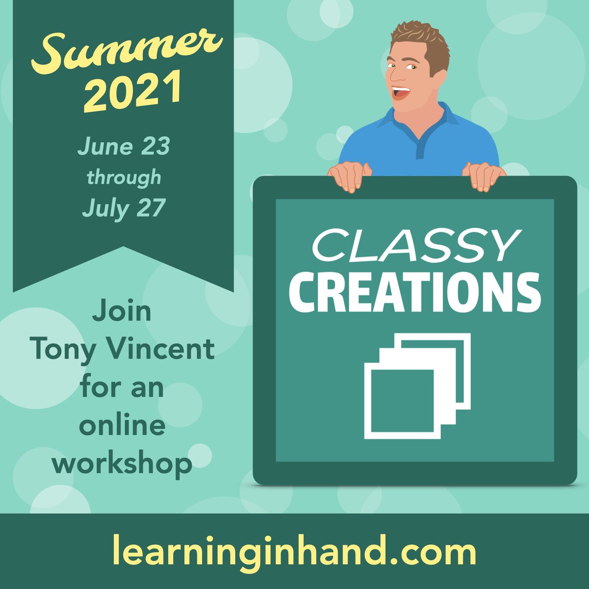 tonyvincent's tweet image. 🌟 I&apos;m excited to offer #ClassyCreations this summer. I love showing how to apply graphic design techniques and tools to social media, printable templates, logos, comics, and animated GIFs. #googleclassroom #blendedlearning #GoogleEDU

learninginhand.com/classycreations