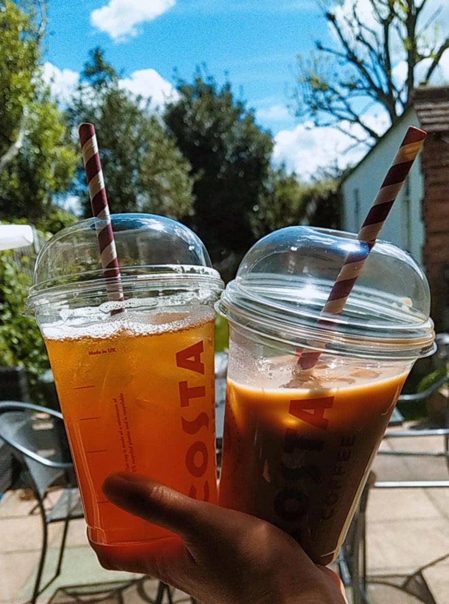 Hello 50p iced drinks <a href="/CostaCoffee/">Costa Coffee</a> 🥳