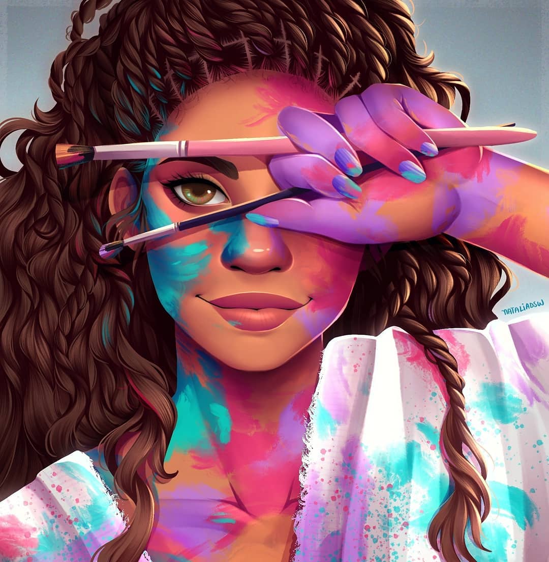 CreatiBest's tweet photo. Asombroso arte de de Natalia ¡Increíble! 🖌🌅
IG: nataliadsw 🇧🇷
#colorfullhair #digitalart #colorpalette #dailyart #ilustration #art #color #love #creatibest https://t.co/uKxijUkBKl