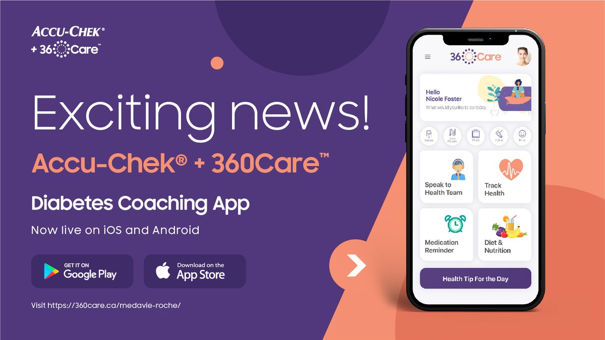 360Care (@360care_) on Twitter photo Self-managing #diabetes can be difficult.
That's why Ellerca Health has partnered with <a href="/MedavieBC/">Medavie Blue Cross</a> and Roche Diabetes Care Canada to launch the Accu-Chek® + 360Care™ Diabetes Management Program!
Follow this link to learn more: tinyurl.com/ykvdxtne
#DiabetesManagement Self-managing #diabetes can be difficult.
That's why Ellerca Health has partnered with <a href="/MedavieBC/">Medavie Blue Cross</a> and Roche Diabetes Care Canada to launch the Accu-Chek® + 360Care™ Diabetes Management Program!
Follow this link to learn more: tinyurl.com/ykvdxtne
#DiabetesManagement