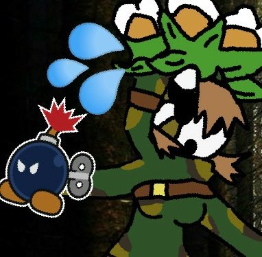 AGalSoShy's tweet image. And-and now, the final blow! A-a bit literally!