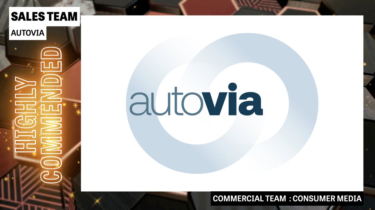 BMAwards_'s tweet photo. Our final category of today’s virtual #CxPublishingAwards ceremony is the Commercial Team of the Year - Consumer Media. First up our judges have given a high commendation to @Autovia_limited . https://t.co/qI0lti8sJE