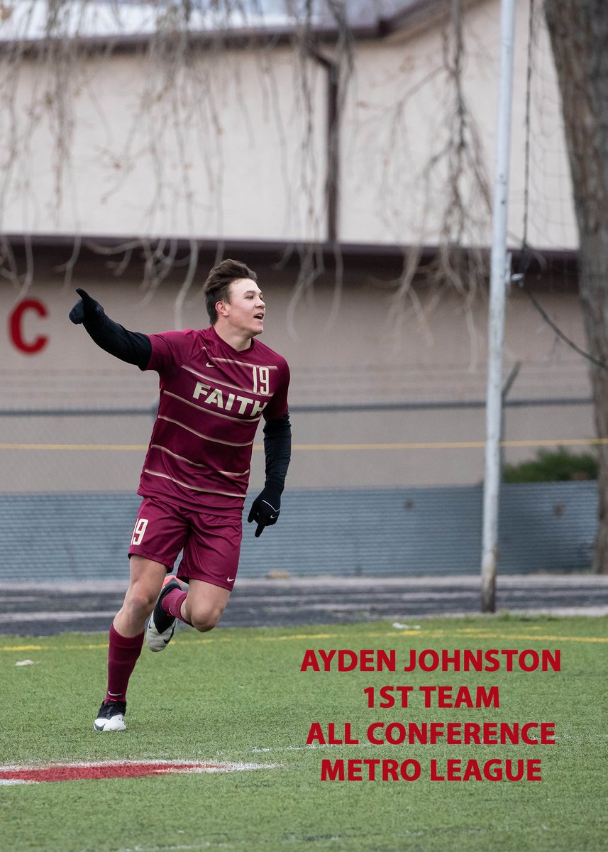 5 Faith Soccer Players receive Metro All Conference Honors. Jon Randall is 1st Team and Senior of the Year, Ayden Johnston 1st Team, Ethan Cavanaugh 2nd Team, Jacob Hall 2nd Team, Kellen Browne Honorable Mention, Well Done Boys! #copreps <a href="/CHSAA/">CHSAA</a>
