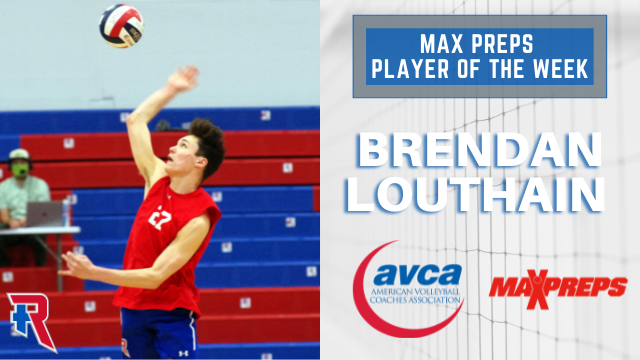 Roncalli_MVB's tweet image. Congrats to junior Brendan Louthain for being selected AVCA/Max Preps Player of the Week.  Well deserved and keep it up!