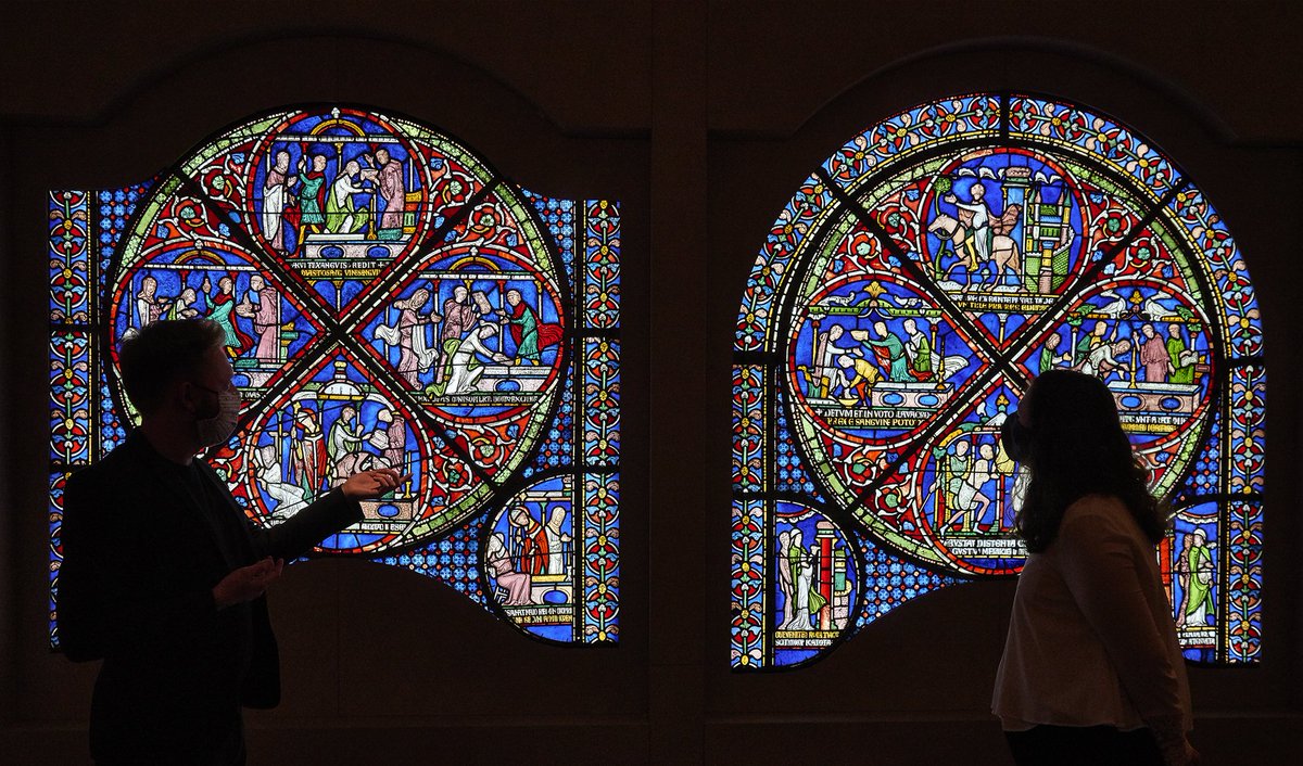 britishmuseum's tweet photo. Celebrate the opening of our #ThomasBecket exhibition on Thursday 20 May with a free online event taking a closer look at the wonderful Becket Miracle Windows, on loan from @No1Cathedral 

Join us at 17.30 BST – book your free place: https://t.co/sVDaYeRjIu https://t.co/EmHVtqNGlo