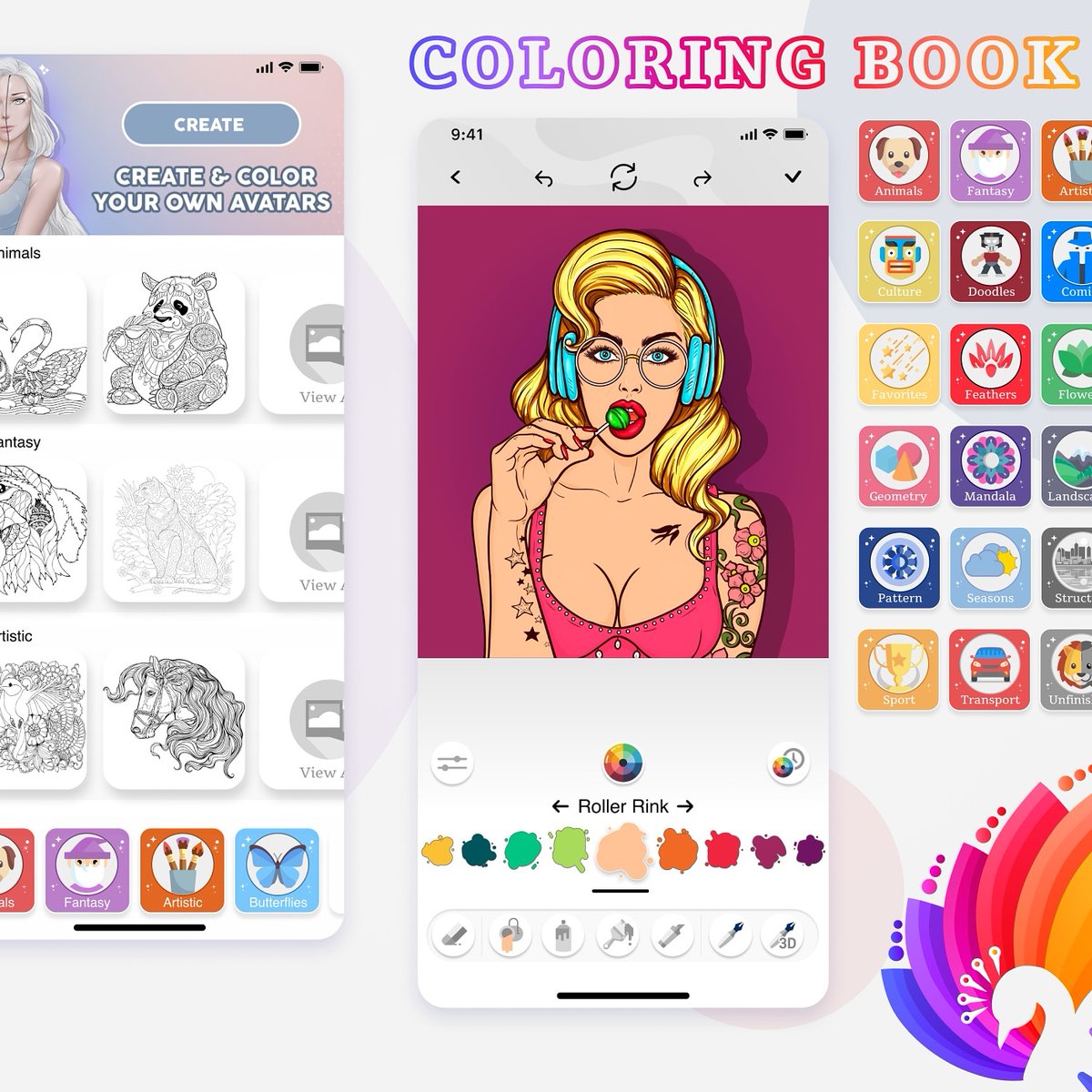 DartcomI's tweet photo. Coloring Book is the best way to blow your stress away!
.
.
.
#colorapp #coloringapp #coloringbookapp #art #colorful #colors #developer #ios #android #mobileapp #mobiledevelopment #code #coding #programmer #developer #developers #swift #product #store #appstore #design #apple #ui https://t.co/cC3Hd1BMPK