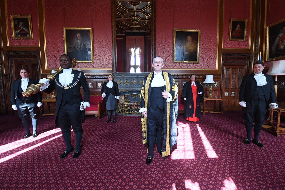 The Speaker, the Serjeant at Arms and the Speaker's procession