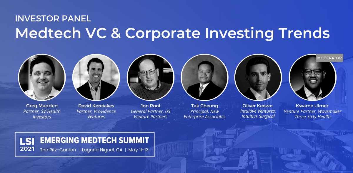 Providence Ventures (@provventures) on Twitter photo Attending #LSI2021 Emerging Medtech Summit <a href="/RitzCarlton/">The Ritz-Carlton</a> Laguna Niguel? Be sure to check out the panel discussing #corporateinvesting trends featuring our own Dave Kereiakes! Attending #LSI2021 Emerging Medtech Summit <a href="/RitzCarlton/">The Ritz-Carlton</a> Laguna Niguel? Be sure to check out the panel discussing #corporateinvesting trends featuring our own Dave Kereiakes!