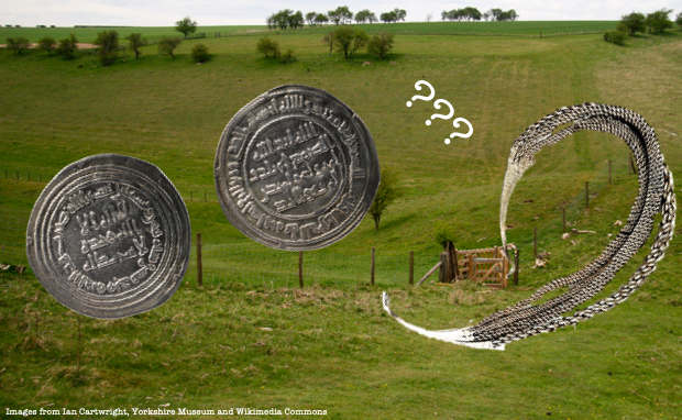 Digging4Meaning's tweet photo. What do #dirham #coins from #Tashkent, #viking arm-rings and the #Yorkshire Wolds have in common? In our next episode, out this week you'll find out! #podcast #Archaeology https://t.co/CLqtabg81q
