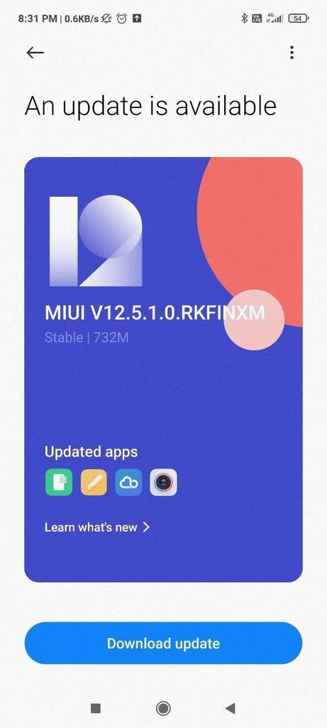 techynxt's tweet image. MIUI 12.5 Stable Update Roll-out started for Redmi Note 10 Pro /Pro Max Indian Users. 😍😍

Currently For Pilot Testers

#miui12update #MIUI #RedmiNote10Pro #RedmiNote10ProMax #TechByte #XiaomiIndia