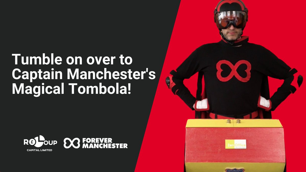 It’s time again for Captain Manchester’s Magical Tombola! Help our friends and charity partners <a href="/4EVERManchester/">Forever Manchester</a> fund and support community activity across Greater Manchester - you could even be in with a chance of winning! 🎉 ow.ly/vNLL30rG10C