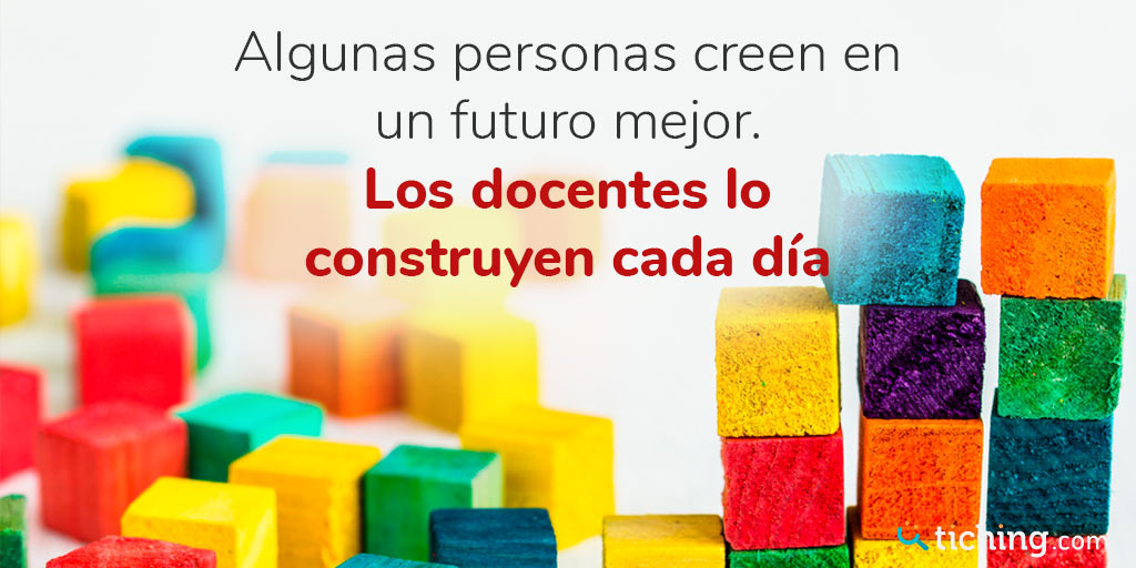 tiching's tweet photo. 👉 Algunas personas creen en un futuro mejor. Los docentes lo construyen cada día. https://t.co/7MLc8oTebG