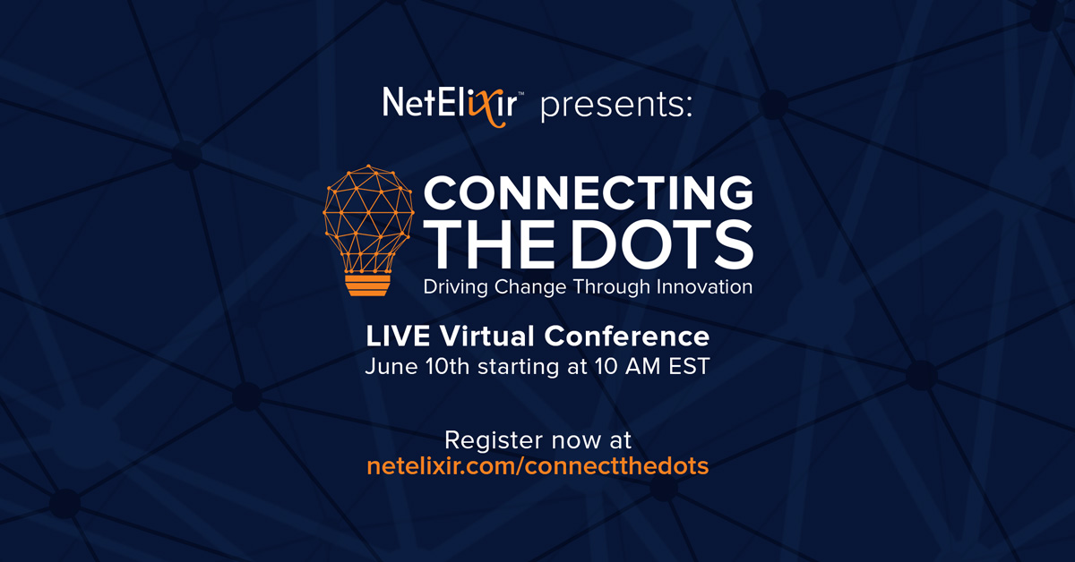 NetElixir's tweet image. NetElixir is hosting our second annual Connecting the Dots Virtual Conference on Thursday, June 10!
Drive change through innovation with #NetElixir &amp;amp; our keynote speakers to learn about innovative initiatives, the cookieless future, &amp;amp; more!

Register at ow.ly/59Qt50EK562.