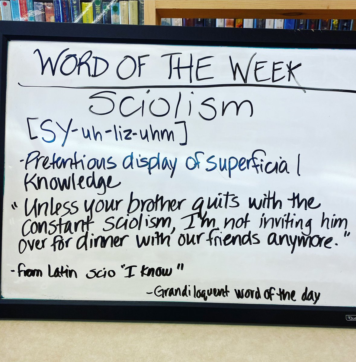 BrandonLibrary's tweet image. Word of the week #WordOfTheWeek #BrandonLibrary
