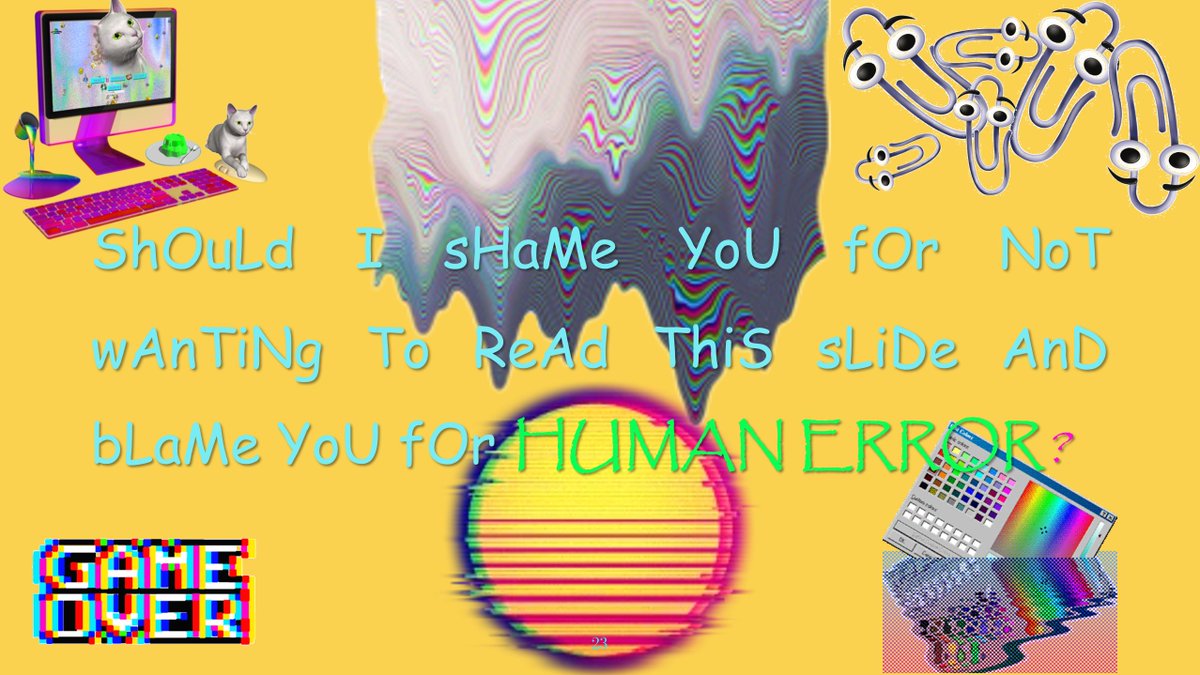 This may be my PowerPoint magnum opus, as seen live just now by attendees of @hello_Elevate's event today.

#BringClippyBack