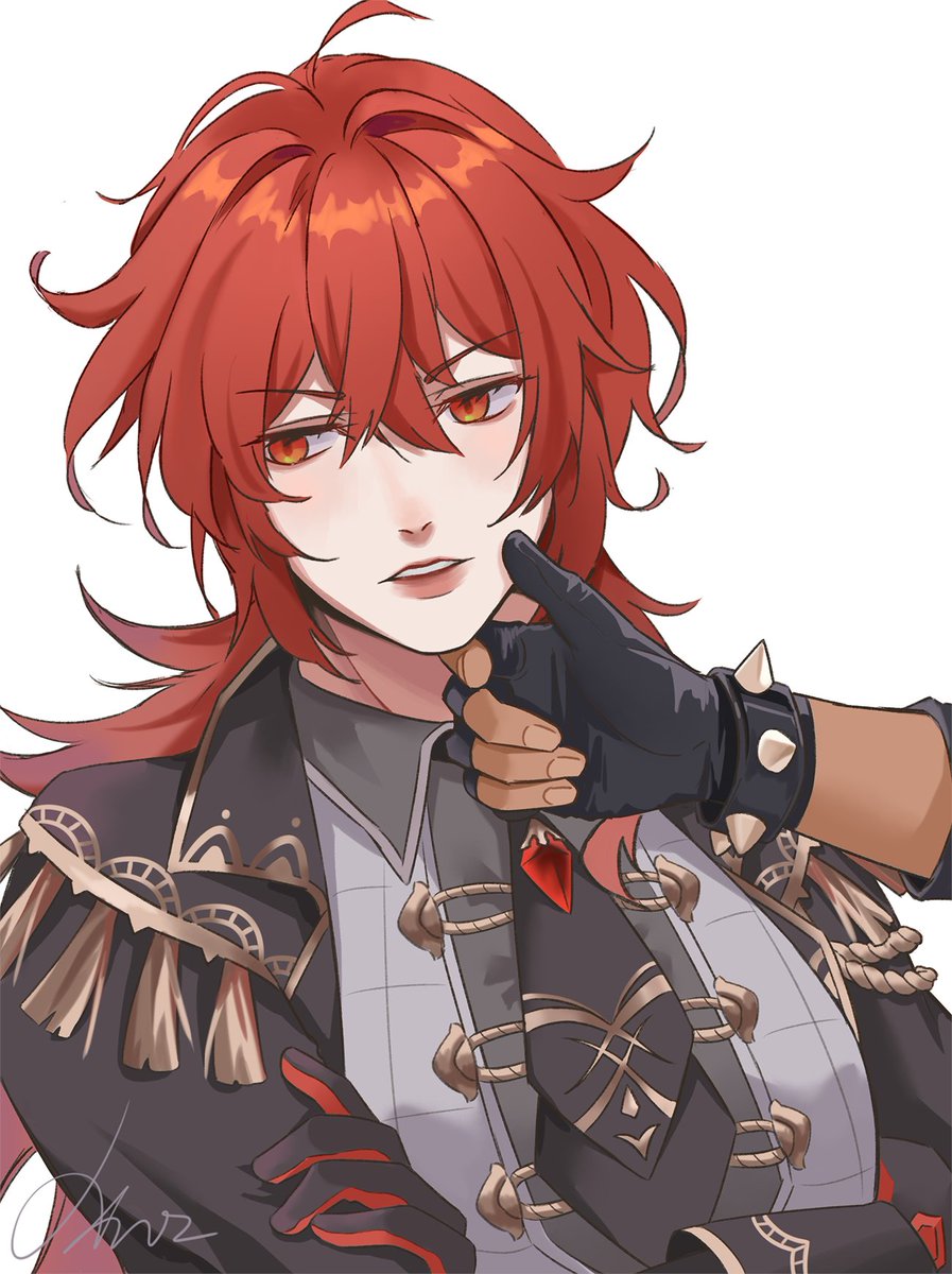 F_Lynn21's tweet photo. Diluc please look this way 
#GenshinImpact #原神 #Diluc #Kaeya #kaeluc #genshinimpactfanart https://t.co/cd6z8rw7uo