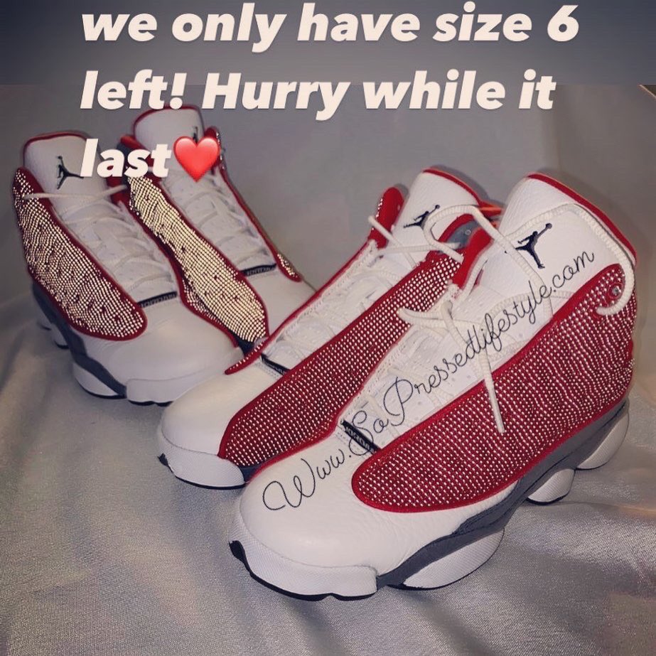 We have a NEW service called  add to cart reservation. This reserves a pair of launch day releases. 🎉🎉Flint Red 13 #jordans #supportsmallbusiness #blackbuisness #supportblackownedbusinesses  #customizedapparel #supportblackbusiness #sopressed #Sopressedstyle #sopressedlifestyle