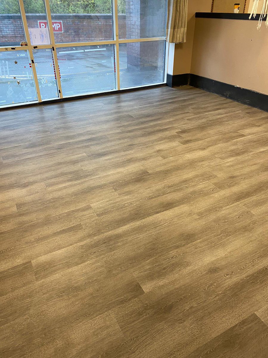 Stunning luxury vinyl planks supplied and fitted to a local Nursery school - a great alternative to carpet, warm underfoot, easy to clean, hygienic and non-slip, and looks amazing - a perfect product. Call 01244 291900 for a quote #chestertweets #nwalestweets