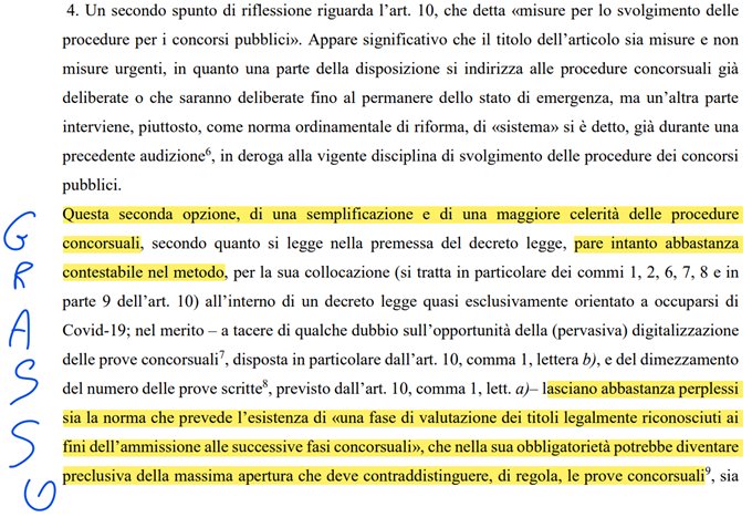 ComitatoPa's tweet photo. Una figura di prestigio come il Prof. #Grasso ci ricorda che   il merito si misura con un esame #ugualiallapartenza @SenatoriPD @M5S_Senato @Lega_Senato @renatobrunetta @Azione_it @ItaliaViva @PsiSenato @FratellidItalia https://t.co/gZZPzG4s6f