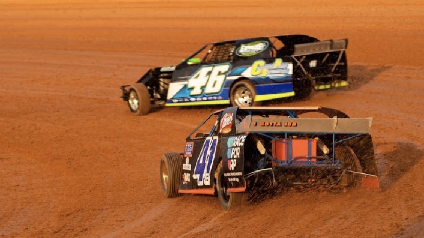 RaceForRP's tweet photo. Cole Rogers and CR3 Racing were at 105 Speedway this past Saturday night racing in the No. 41 @Raising_Canes Limited Modified.  

We appreciate their support, driving awareness of relapsing polychondritis (RP)!
 
#RaceforRP #RelapsingPolychondritis #105speedway #RaisingCanes https://t.co/Iqw6FQlwGz