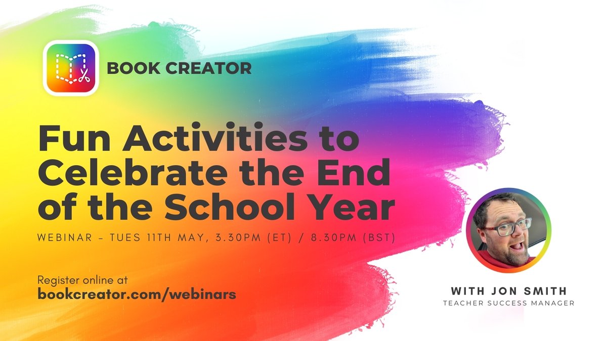 📢 3 hours to go!

Come discover some fun and engaging lesson ideas that will help you through to the end of the year!

🕞 3.30pm (ET) / 8.30pm (BST)
➡️ Register for free at hubs.la/H0MfMHB0