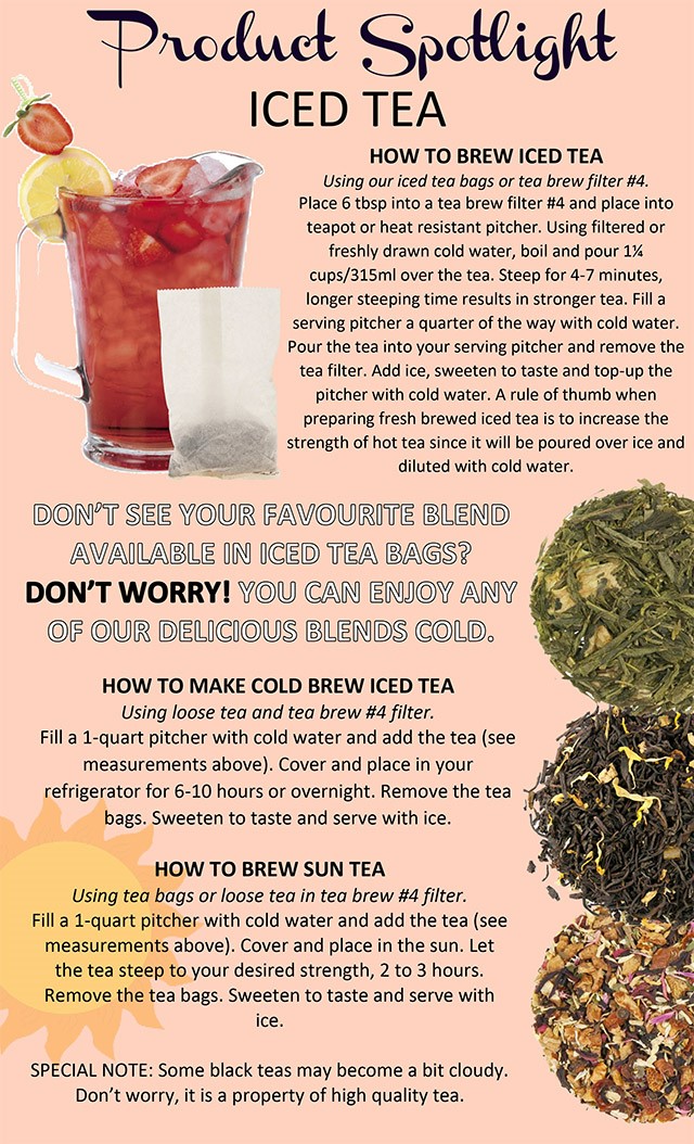 Many choices available for your home made iced tea pursuits at <a href="/CrossroadsMrkt/">Crossroads Market</a>  Fri Sat Sun 9-5. Curb side pick up available