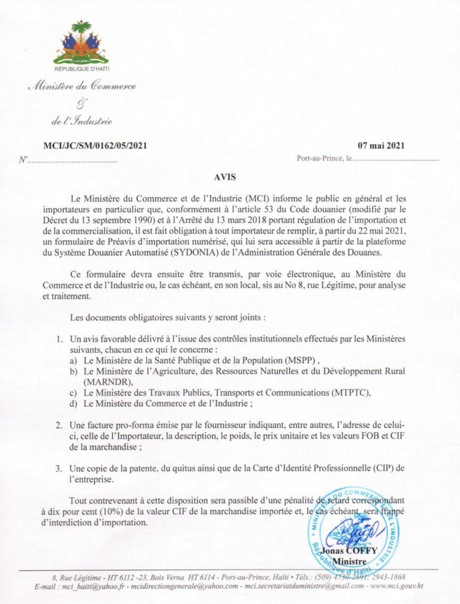 Ministre Jonas Coffy tweet media