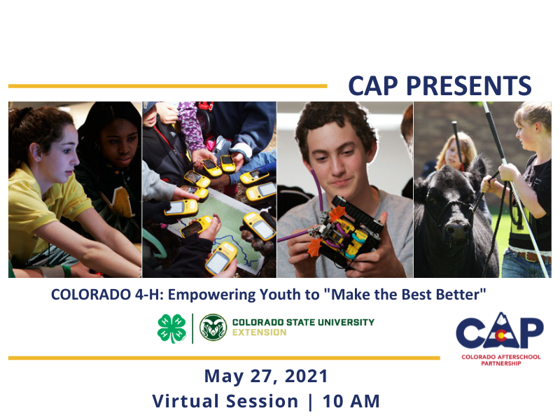 COAfterschool's tweet photo. ❗️#OST PROVIDERS❗️

@Colorado4H is ready to partner with providers this summer! 4-H has four mobile #STEM labs and dozens of STEM projects available. 

Join us and learn how to bring #4H to your kids and see what sparks their interest! Register at https://t.co/kmqrsI7DQN #coOST https://t.co/209AaRvU8y