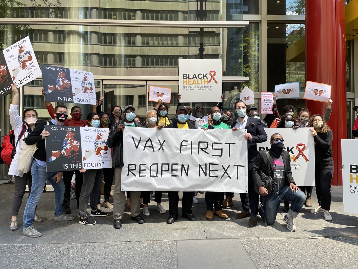 THANK YOU for showing up for responsible reopening today ⁦⁦<a href="/MarkLevineNYC/">Mark D. Levine</a>⁩ <a href="/actupny/">ACT UP NY</a>⁩ ⁦<a href="/housingworks/">Housing Works</a>⁩ <a href="/nydocs/">NY Doctors 🍎</a> ⁦<a href="/AfricanServices/">African Services Committee</a>⁩ ⁦<a href="/natlblackhealth/">natlblackhealth</a>⁩ ⁦<a href="/LatinoCommAIDS/">LatinoCommissionAIDS</a>⁩ ⁦<a href="/MaketheRoadNY/">Make the Road NY 🦋</a>⁩ &amp; more. If only ⁦<a href="/NYGovCuomo/">Archive: Governor Andrew Cuomo</a>⁩ would do the same.