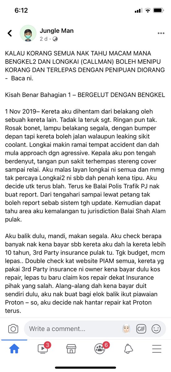 twt_alia's tweet photo. Korang dah baca belum post ni? Pasal dia fight dgn penipu bengkel kereta dia. Ini dia ikut saluran yang betul ye. Makan tahun jugak ok 😂 tapi mmg detail betul la dia bagi. Power https://t.co/HwoZHksKr1