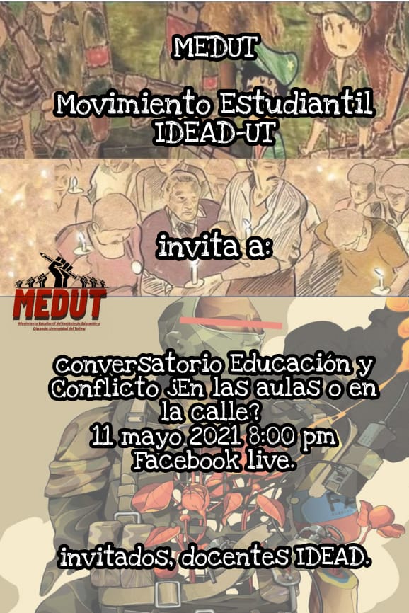 medut_ut's tweet photo. Conversatorio con los profes | Educación y Conflicto ¿En las aulas o en las calles?

YouTube: https://t.co/CrcwTt24Oa
Facebook: https://t.co/dZmVr7VmD1 https://t.co/FADHaOGSLe