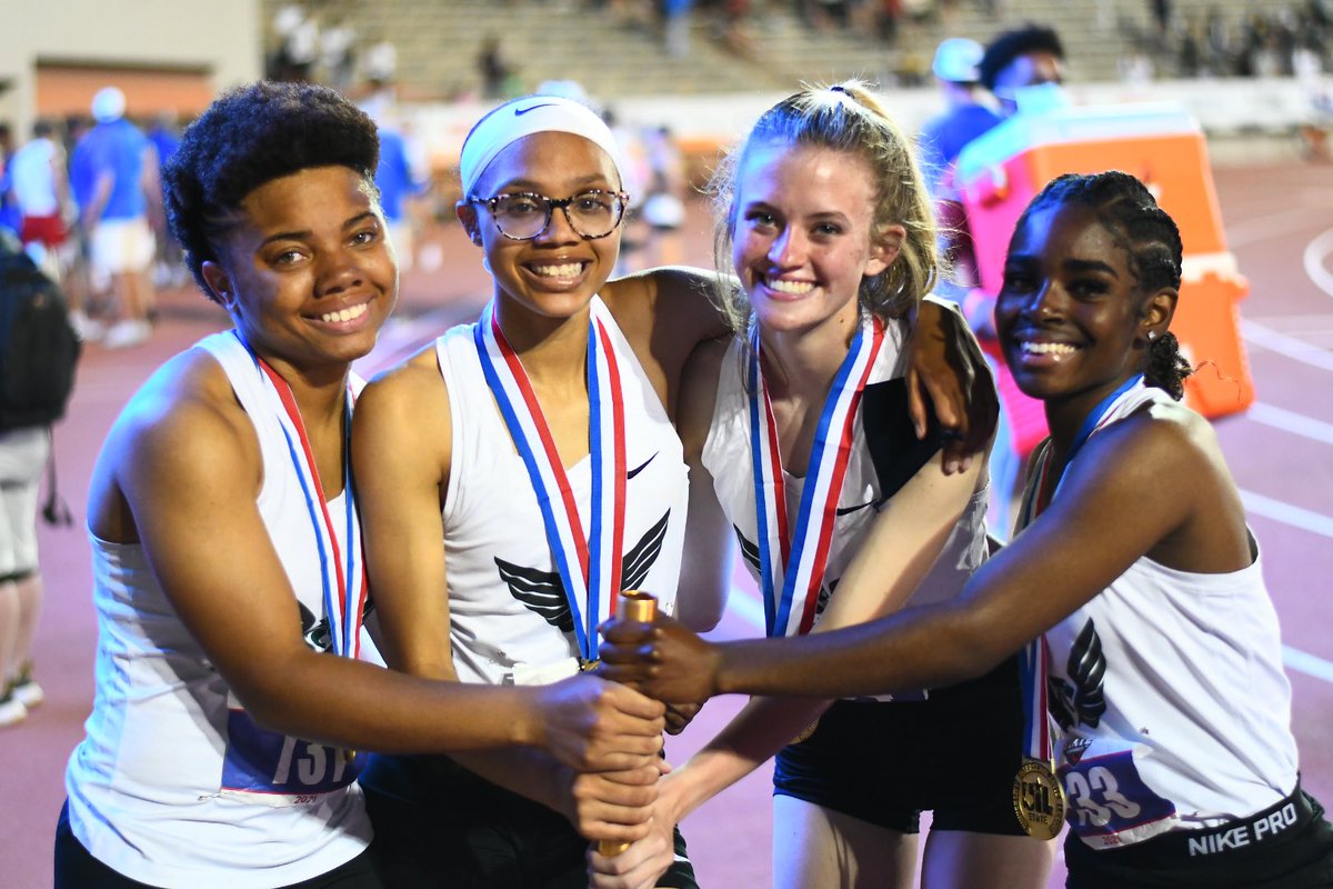 gracynreed's tweet photo. the moment you realize y’all just set a new personal record by 6 seconds to win state @KennedaleTrack https://t.co/utMjpUOKpI