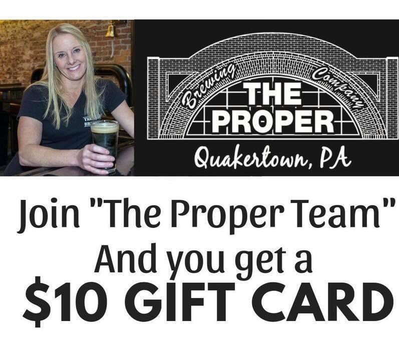 theproperbrew's tweet photo. Go to https://t.co/I0nDdV15lp to be a part of this wonderful event as a part of our team! #properfam @VisitBucksPA https://t.co/FCJmEXzzxK