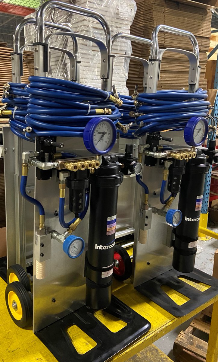Tire Drying/Purging Systems ready to head out to customers of all racing backgrounds. This gives a racer the ability to remove unwanted water vapor from the air within tires, which can cause pressure instability leading to reduced performance or damage. #TechTuesday