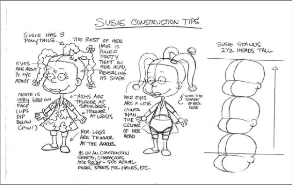 The Rugrats Model Sheets Susie