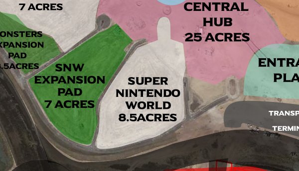  #EpicUniverse Super Nintendo World - 8.5 AcresSame size as: Marvel Super Hero Island -8.5 AcresKidzone - 8.5 Acres