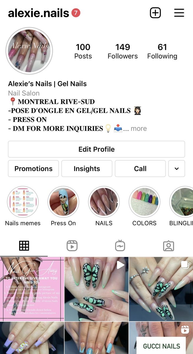 alexieauclair's tweet photo. Come follow my Instagram Nails 🥰🥰 I’m near Mtl and do art nails. Price start at 50$ https://t.co/c2RCh06iJU