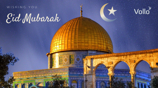 gonca's tweet image. #EidMubarak  from Vollo Digital DMCC, wishing you and your loved ones a blessed #Eid ...