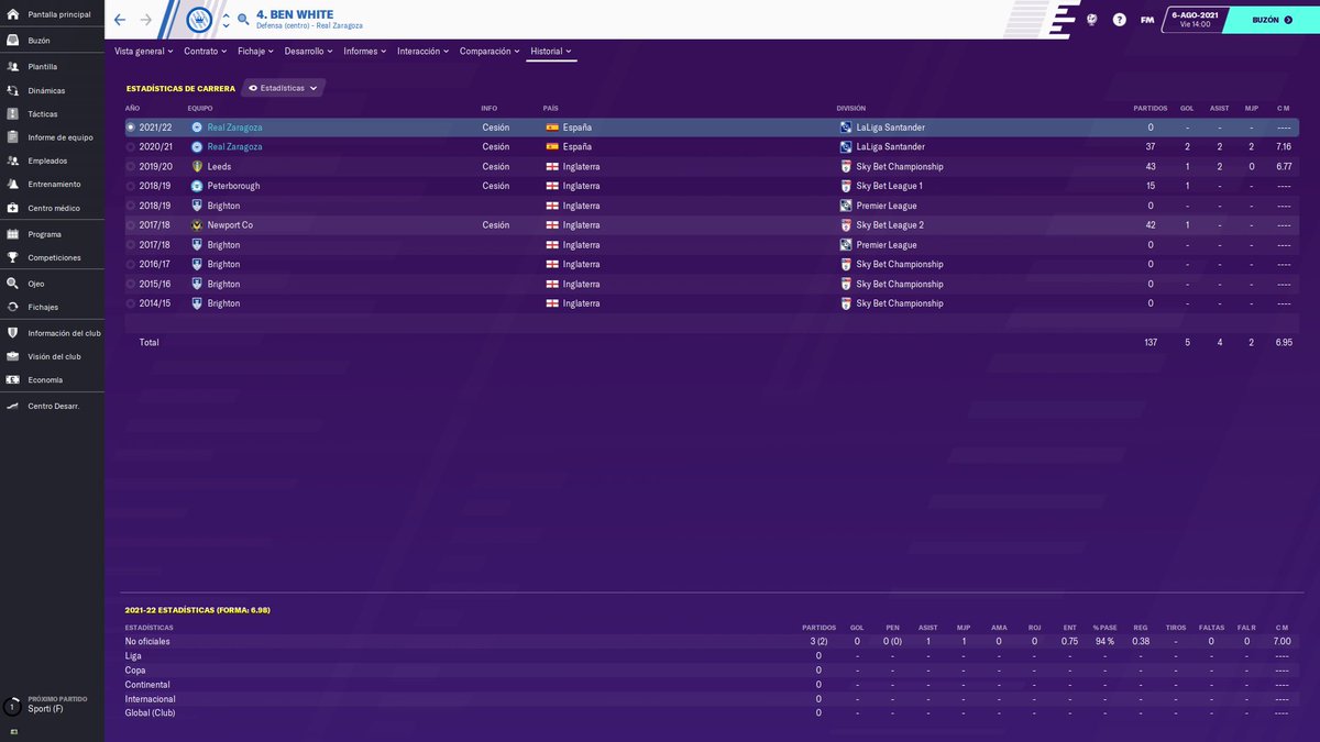 rsein's tweet photo. @LaMediaInglesa @RealZaragoza @AnderHerrera Llego tarde, pero lo quiero compartir. Soy del Zaragoza, soy del @FMSpain y soy de @LaMediaInglesa. Por eso encaro mi tercera temporada del FM20 con un fichaje estrella inglés, que se suma a otro puntal del primer equipo, también inglés. https://t.co/sVLbou6epf