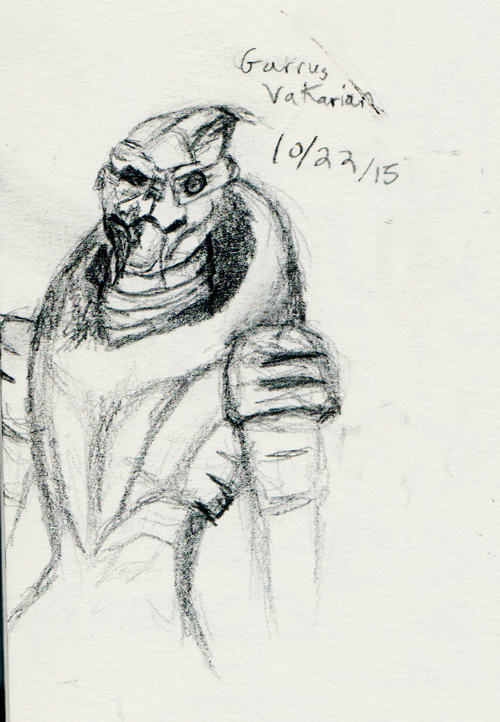 SVBillustration's tweet photo. couple of sketches :) #MassEffectLegendaryEdition https://t.co/6D2N2YxcuY